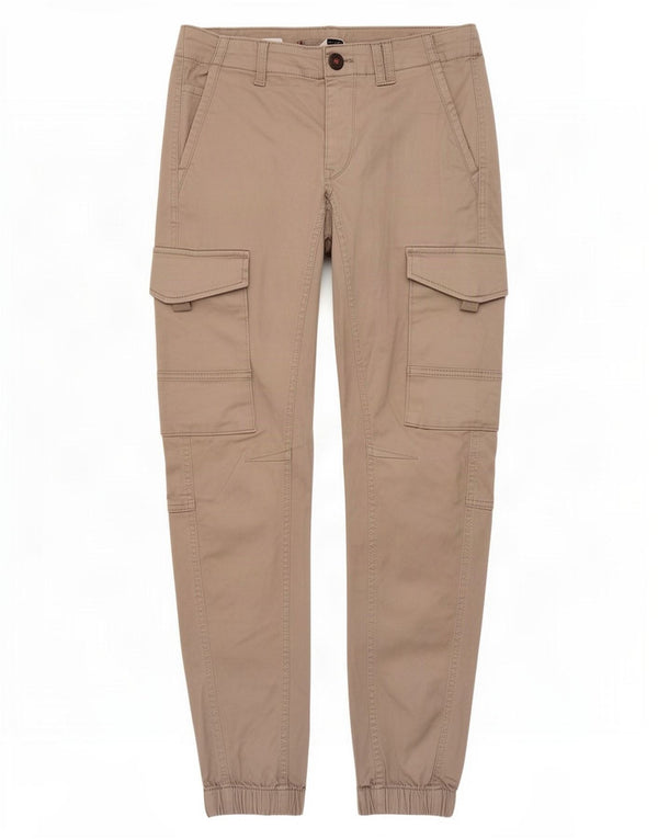 Jack & Jones Mens Paul Joggers Cargo Trousers W30 L28 Beige