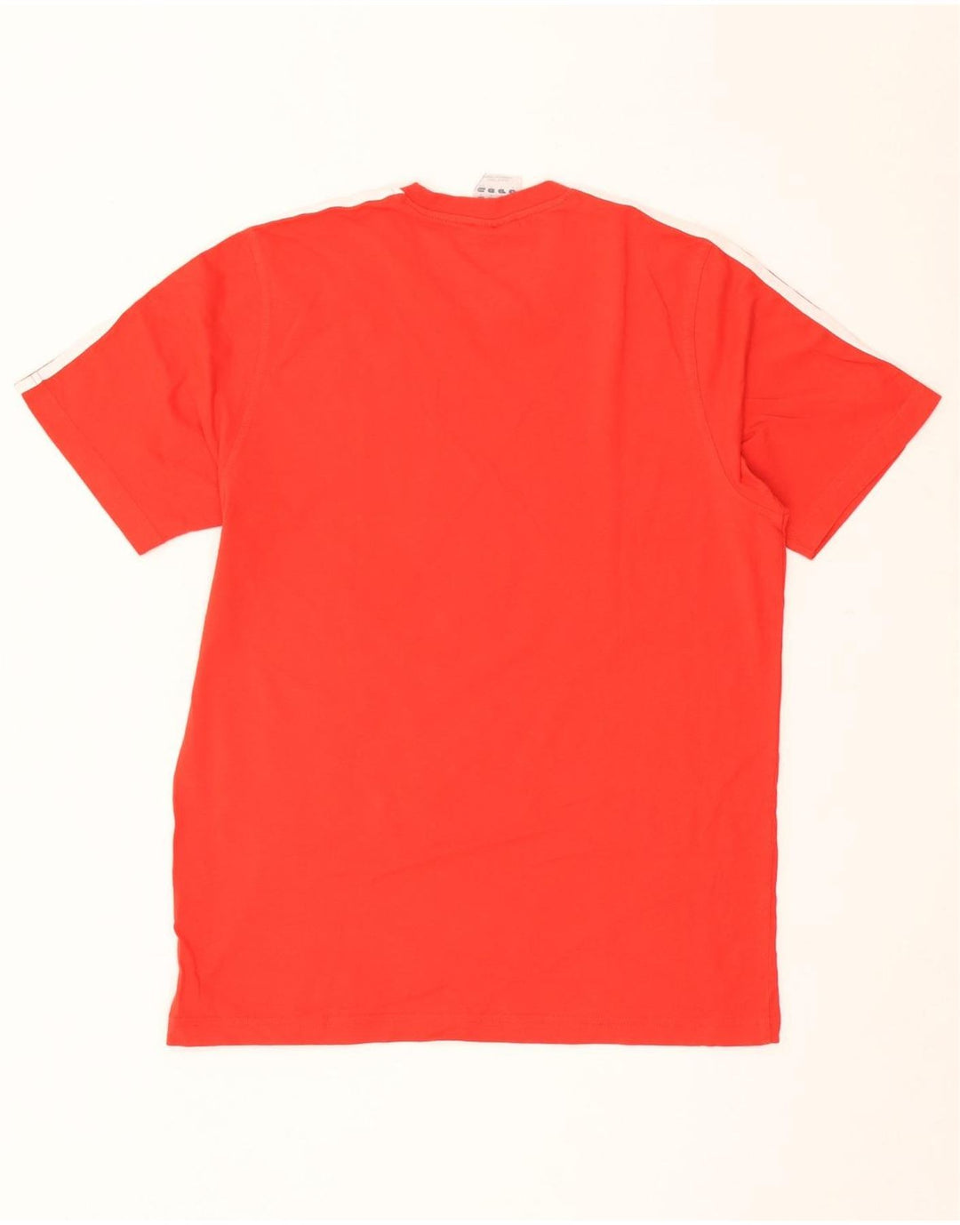 Adidas Mens Camiseta Top UK 40/42 Médio Vermelho