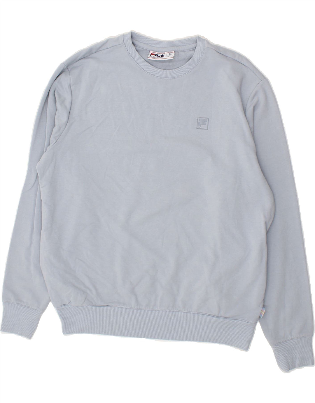 FILA Mens Sweatshirt Jumper Large Blue Cotton Vintage Fila and Second-Hand Fila from Messina Hembry 