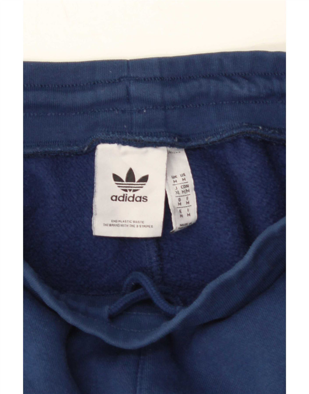 Adidas Mens Treino Calças Joggers Médio Algodão Azul Marinho