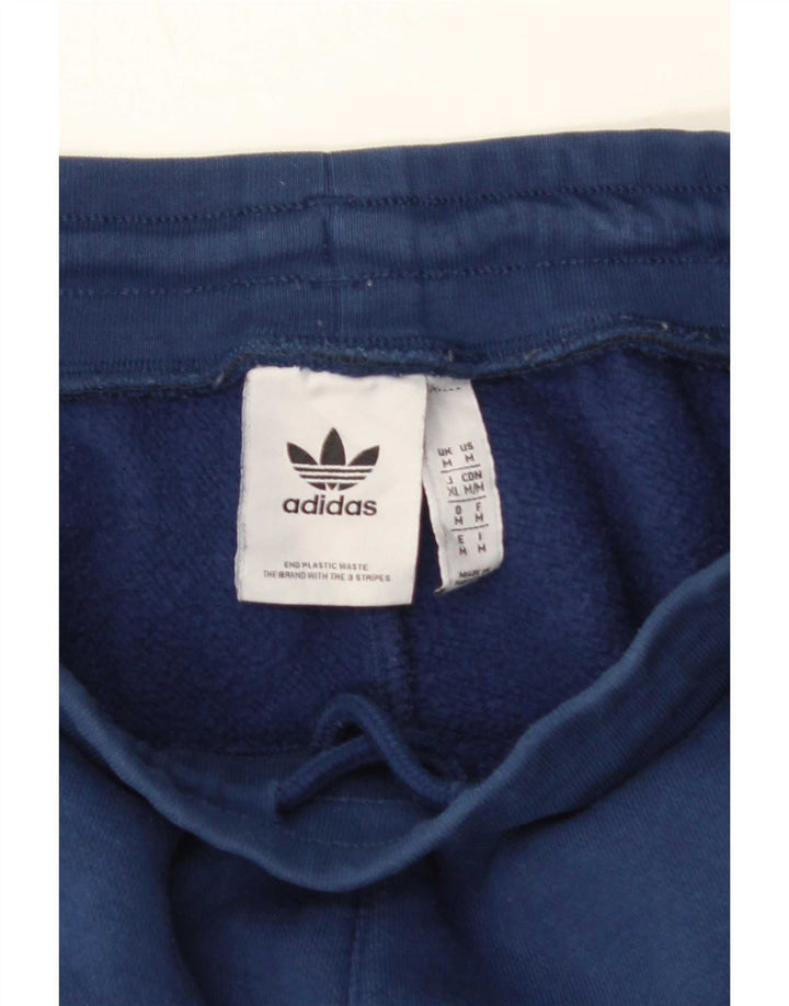 Adidas Mens Treino Calças Joggers Médio Algodão Azul Marinho