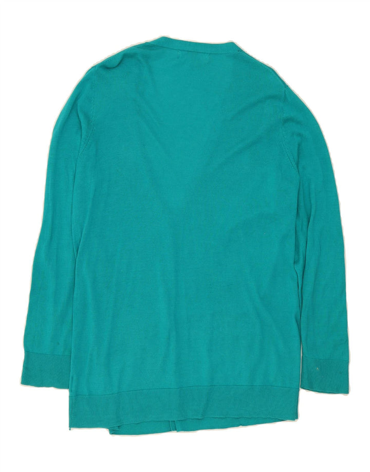 MICHAEL KORS Womens Cardigan Sweater UK 18 XL Turquoise Cotton Vintage Michael Kors and Second-Hand Michael Kors from Messina Hembry 