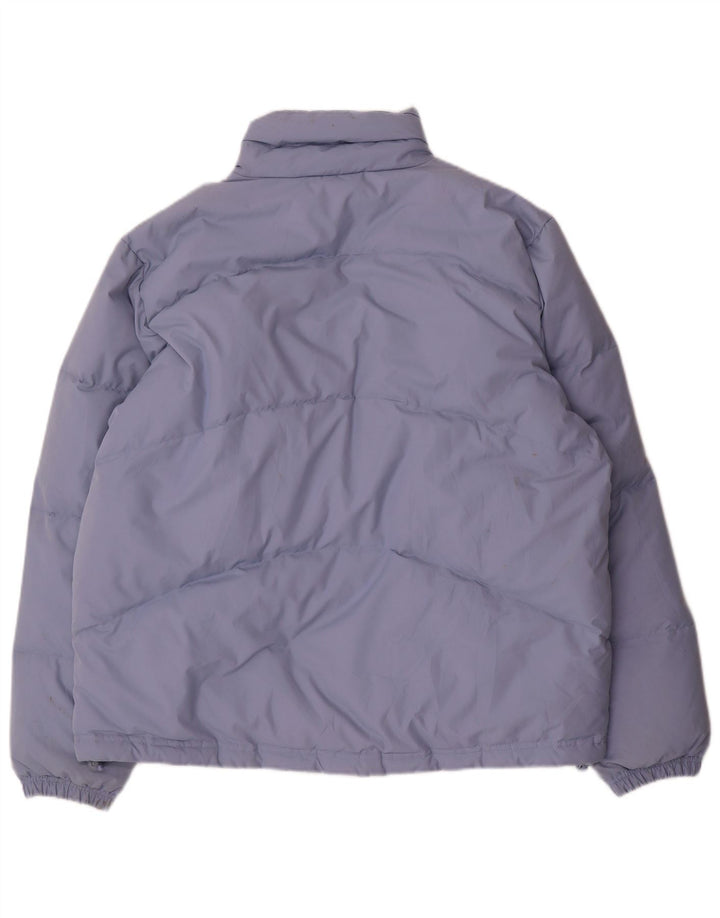 Jaqueta acolchoada oversized feminina Adidas UK 14 grande poliéster azul