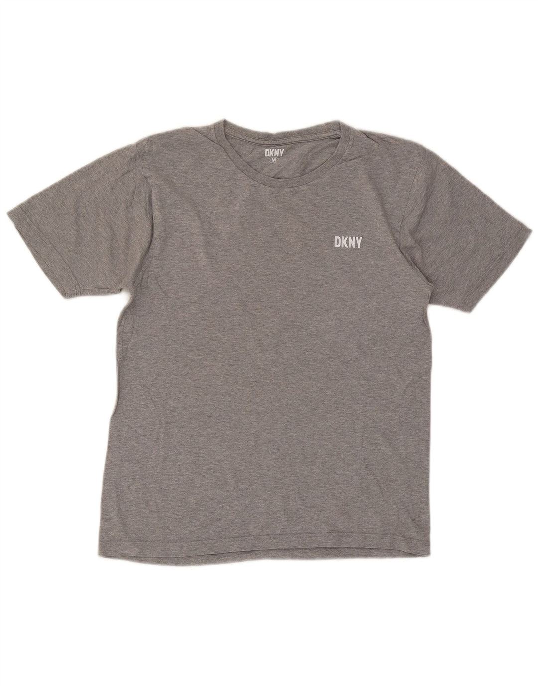 Camiseta masculina Dkny Top cinza médio algodão