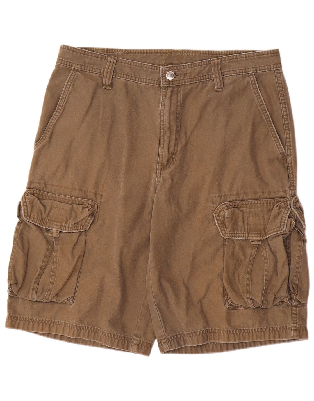 THE NORTH FACE Mens Cargo Shorts W34 Grande Algodão Bege