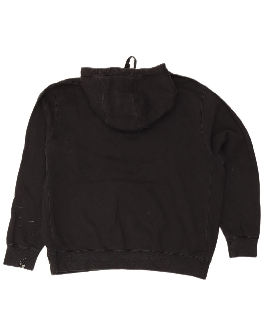 Nike Mens Hoodie Jumper Grande Algodão Preto