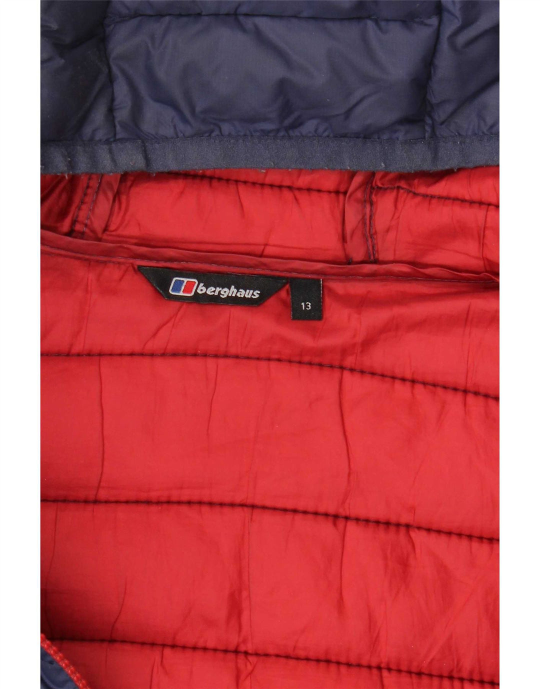 Jaqueta acolchoada com capuz para meninos Berghaus 12-13 anos azul marinho