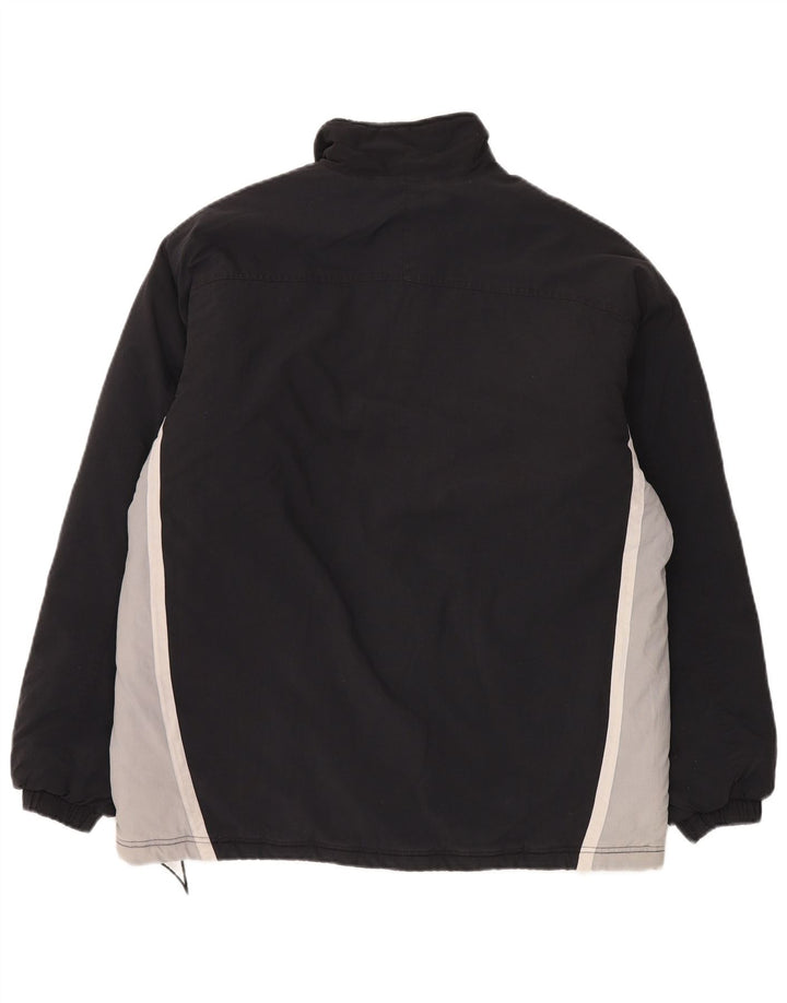 Jaqueta corta-vento masculina Canterbury UK 40 grande bloco colorido preto