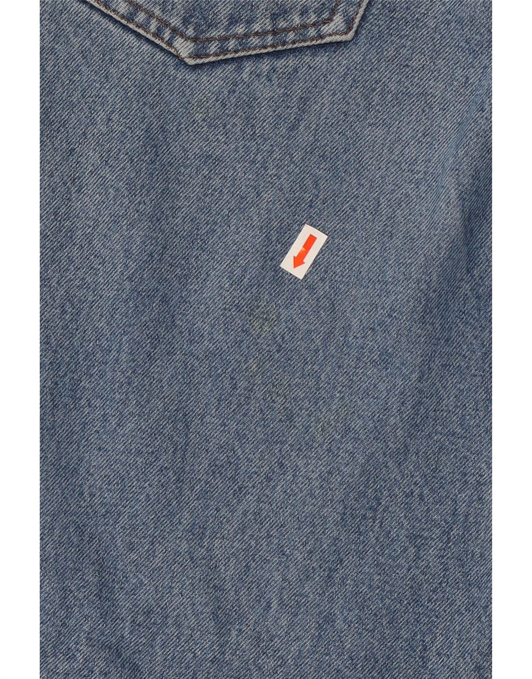 Jeans cônicos femininos vintage W26 L27 azul