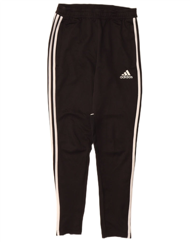 Calças de treino femininas ADIDAS UK 6 XS preto poliéster