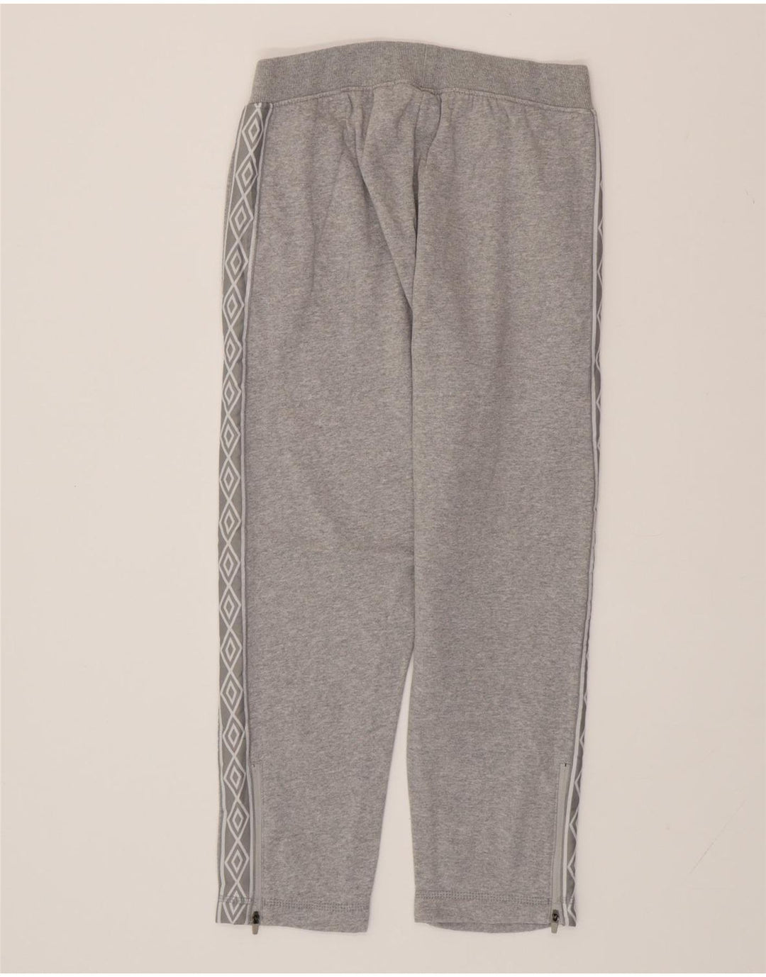 Calça de treino masculina UMBRO com corte gráfico pequeno algodão cinza