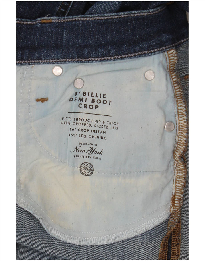 J. CREW Billie Demi Crop Bootcut Jeans Feminino W26 L25 Azul