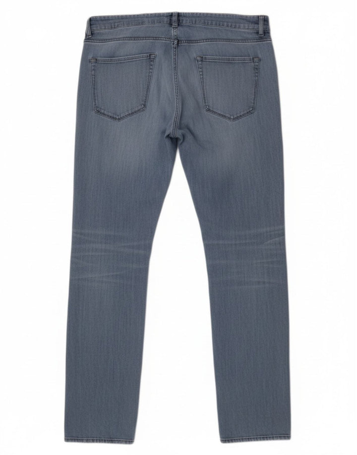 Hugo Boss Masculino Slim Jeans W34 L34 Azul Algodão