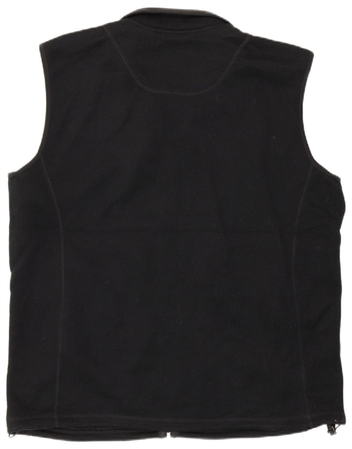 Colete masculino de lã Marks & Spencer UK 42 XL preto poliéster