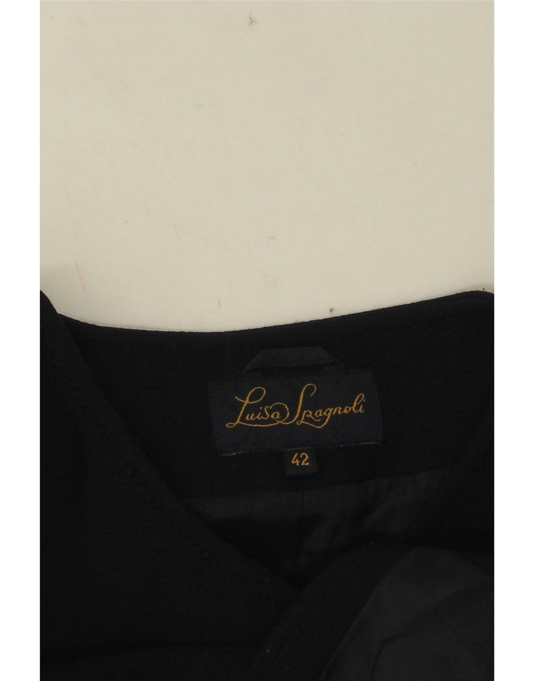 Luisa Spagnoli Jaqueta Blazer Aberta Feminina IT 42 Médio Azul Marinho