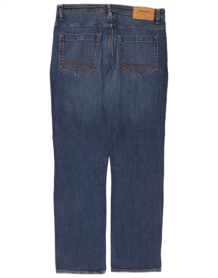 Calça jeans reta masculina Timberland W34 L32 azul