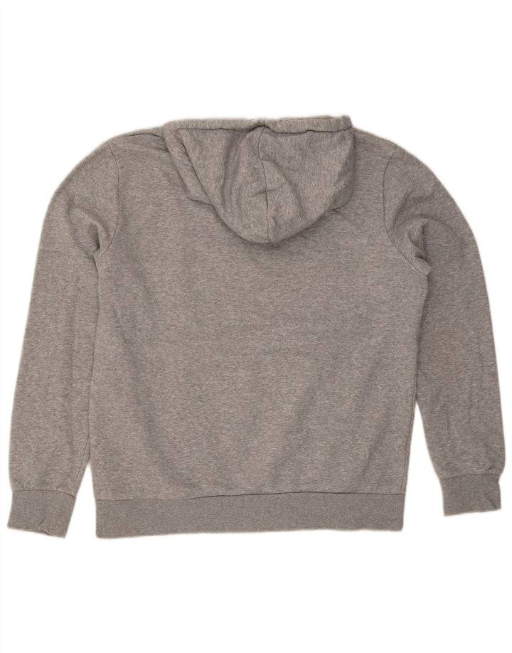 Jack & Jones moletom com capuz masculino grande algodão cinza