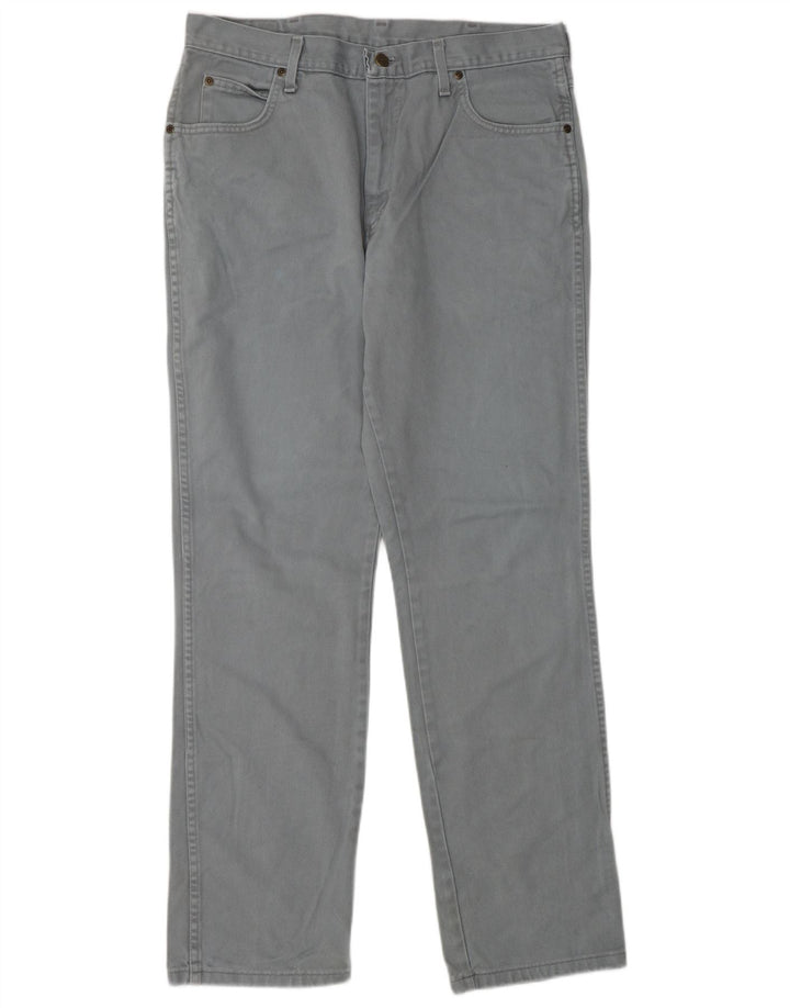 Calça jeans reta regular masculina WRANGLER W34 L33 algodão cinza