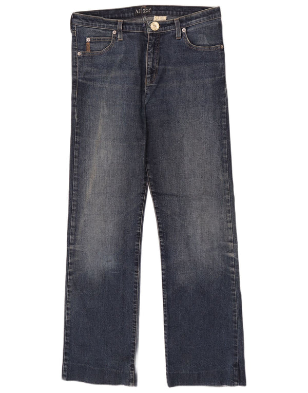 Jeans retos femininos Armani W29 L29 algodão azul