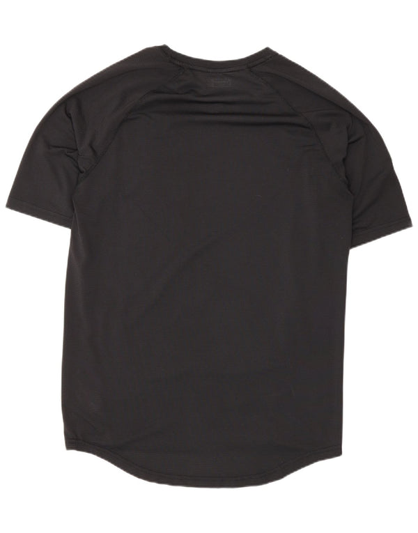 Superdry Mens Lash Graphic T-Shirt Top Pequeno Poliéster Preto