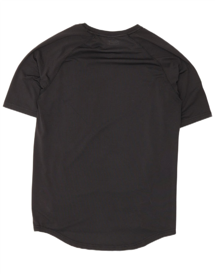 Superdry Mens Lash Graphic T-Shirt Top Pequeno Poliéster Preto