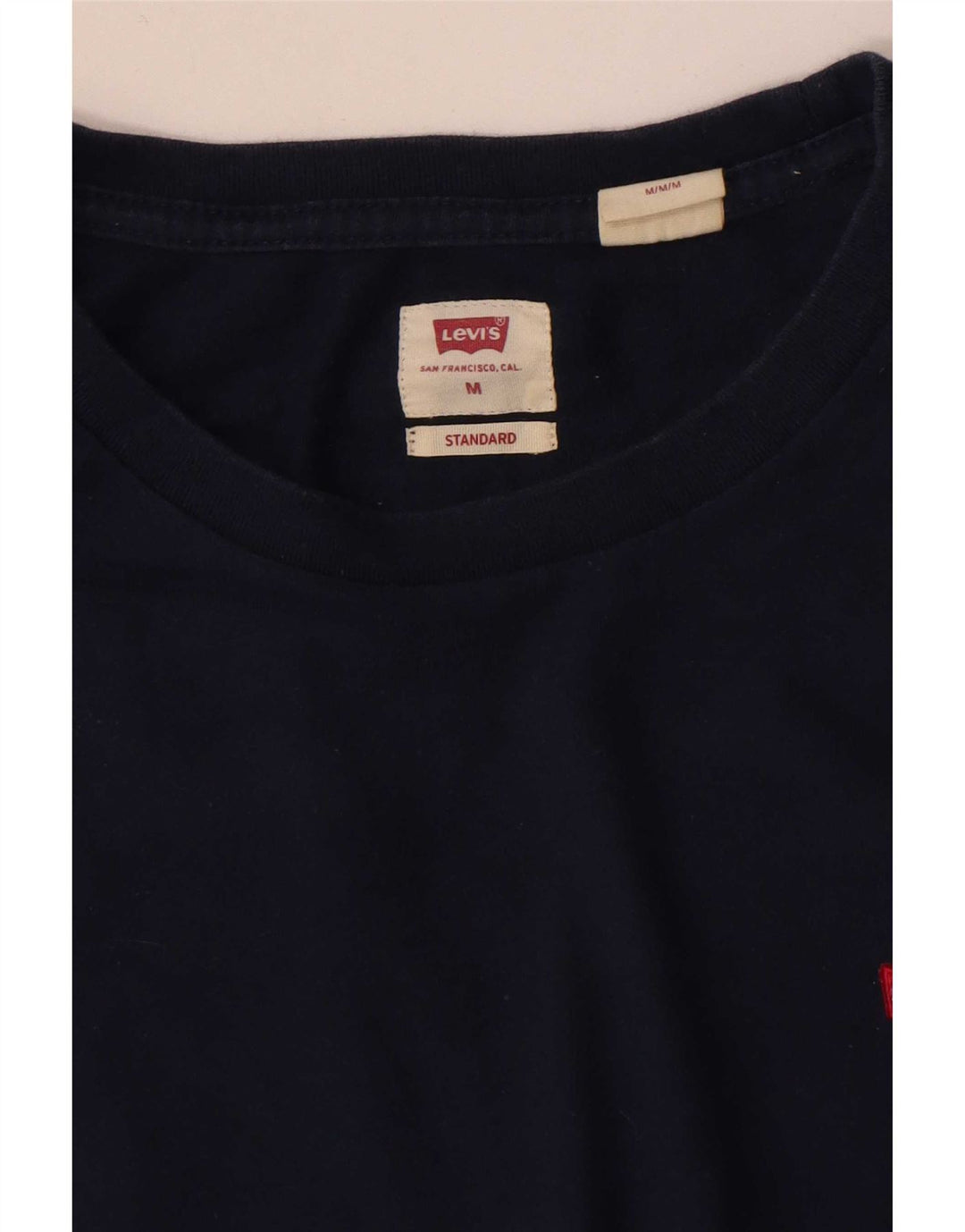 Camiseta masculina padrão Levi's Top médio azul marinho