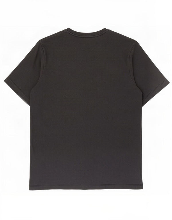 Nike Mens Camiseta Top Médio Algodão Preto