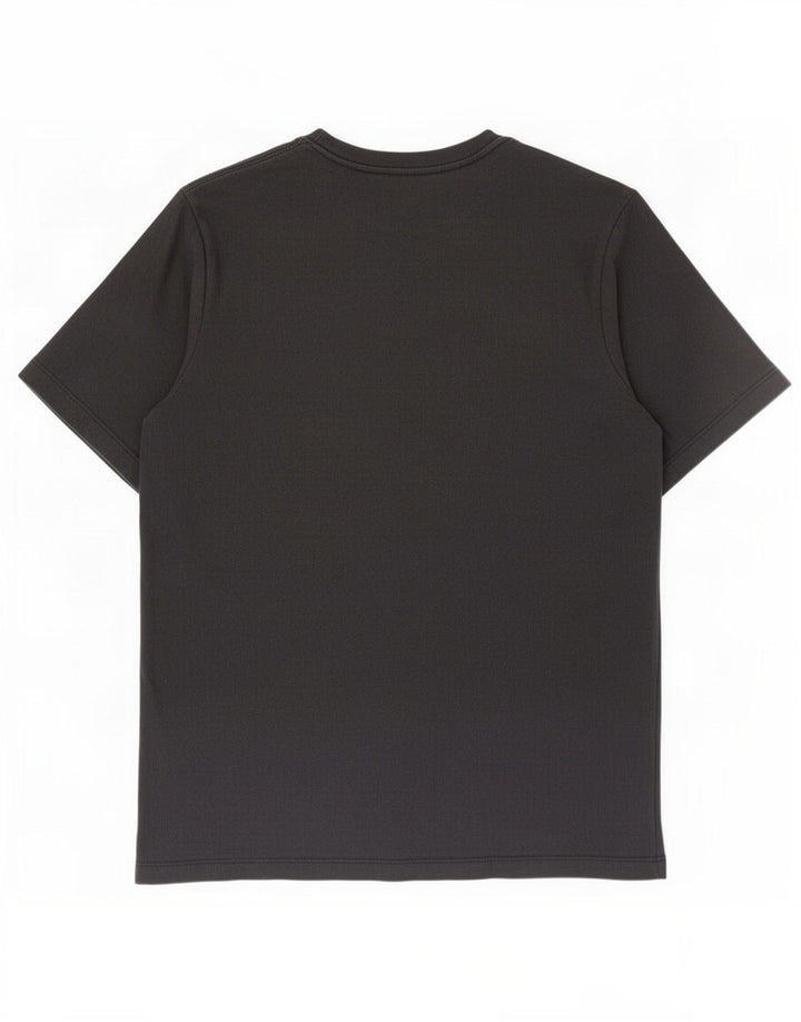 Nike Mens Camiseta Top Médio Algodão Preto