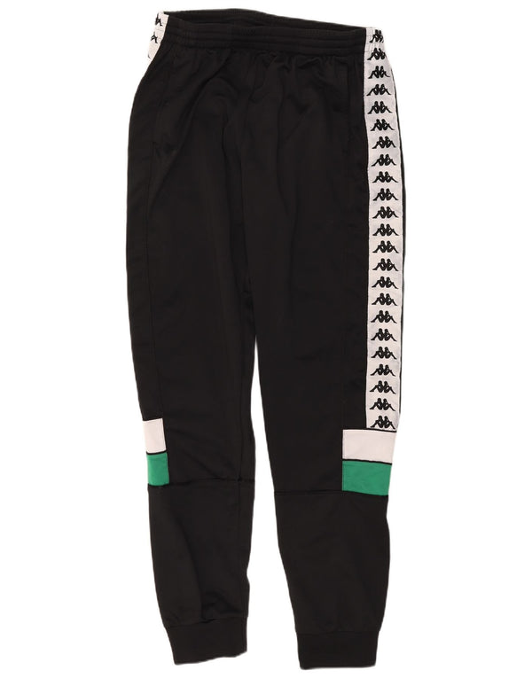 Calça de treino masculina Kappa Graphic Joggers XL preto colorblock