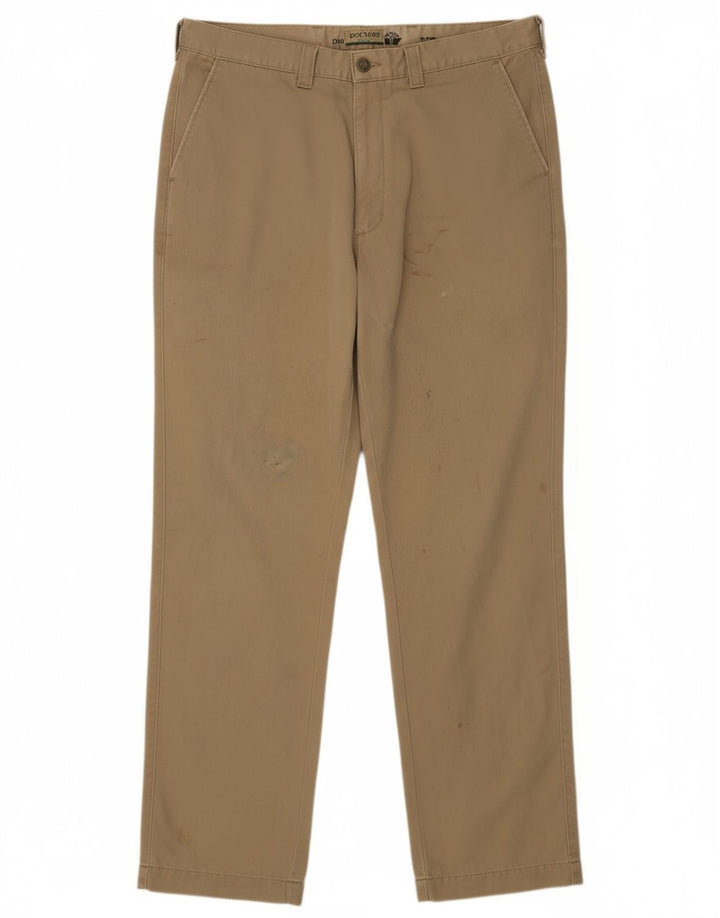 Calça Chino Masculina Slim DOCKERS W36 L32 Algodão Bege