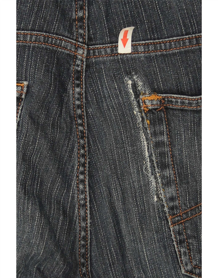 Marlboro Classics Mens Straight Jeans W33 L31 Azul Algodão