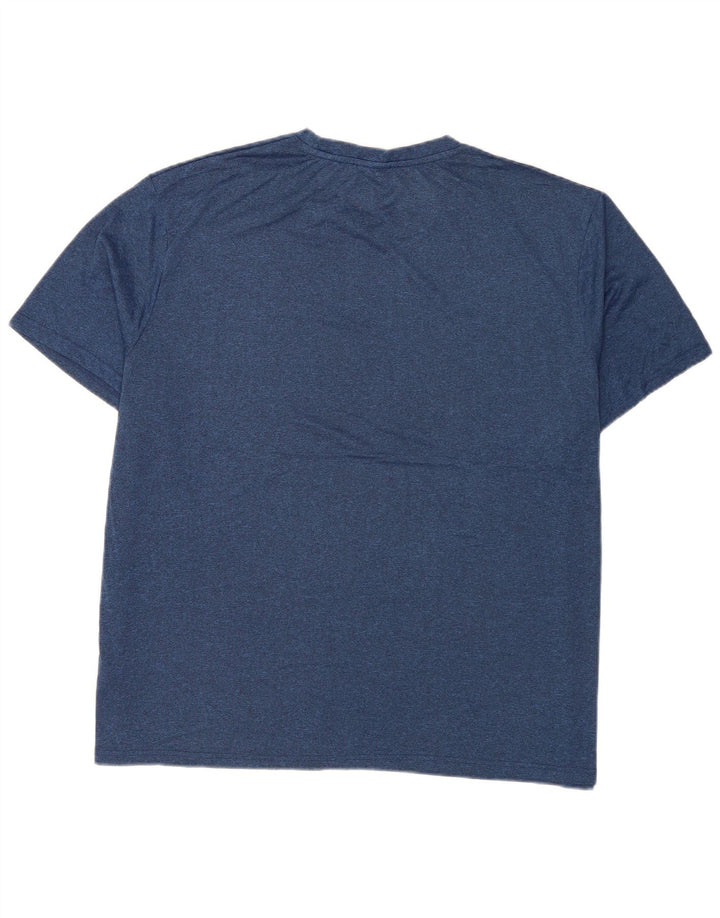 Camiseta masculina Fila Top 4XL poliéster azul marinho