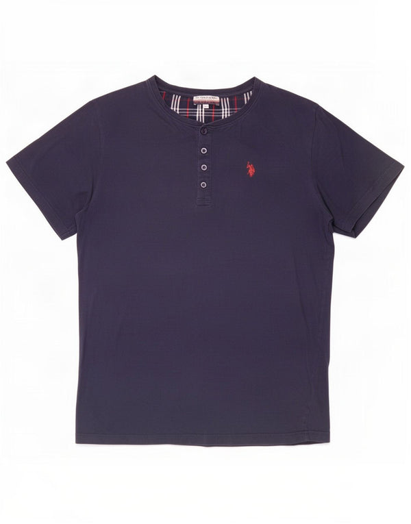 US Polo Assn. Camiseta Masculina Top XL Azul Marinho Algodão