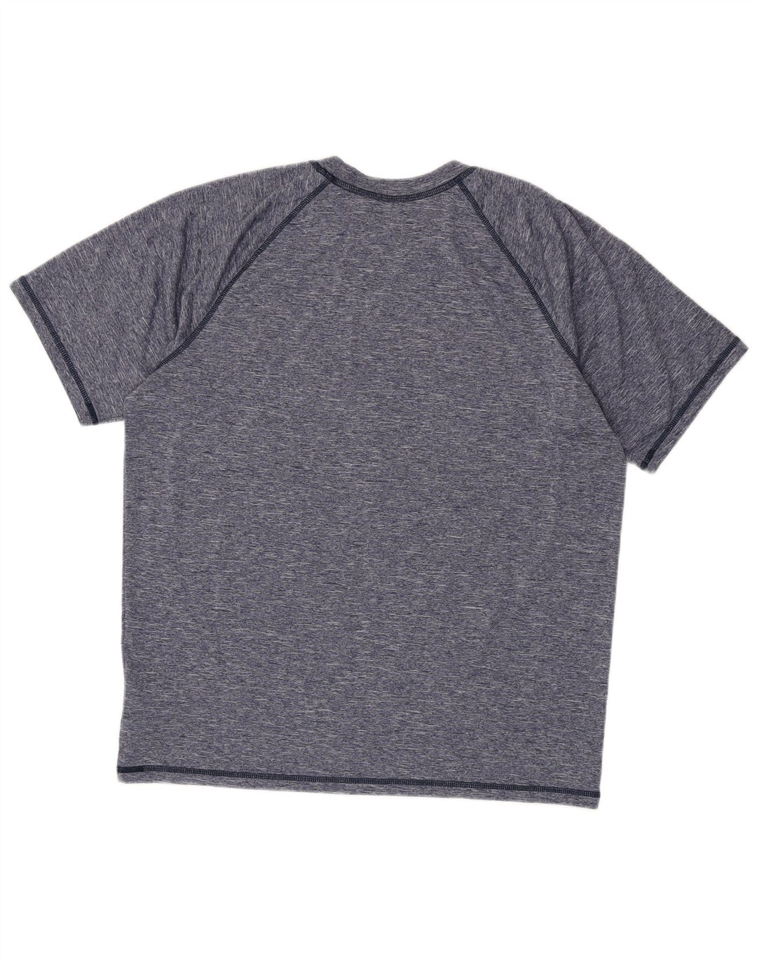 Camiseta masculina Nike Dri Fit Top grande poliéster manchado azul marinho