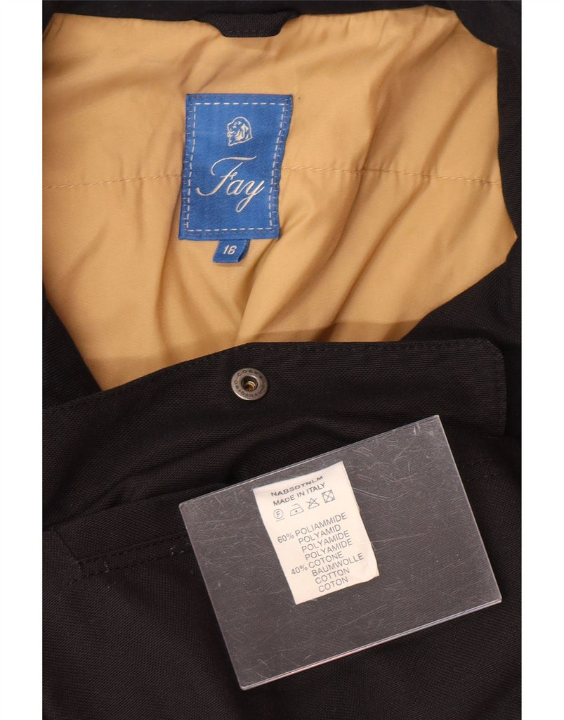 FAY Boys Utility Jacket 15-16 Years Black Polyamide Vintage Fay and Second-Hand Fay from Messina Hembry 