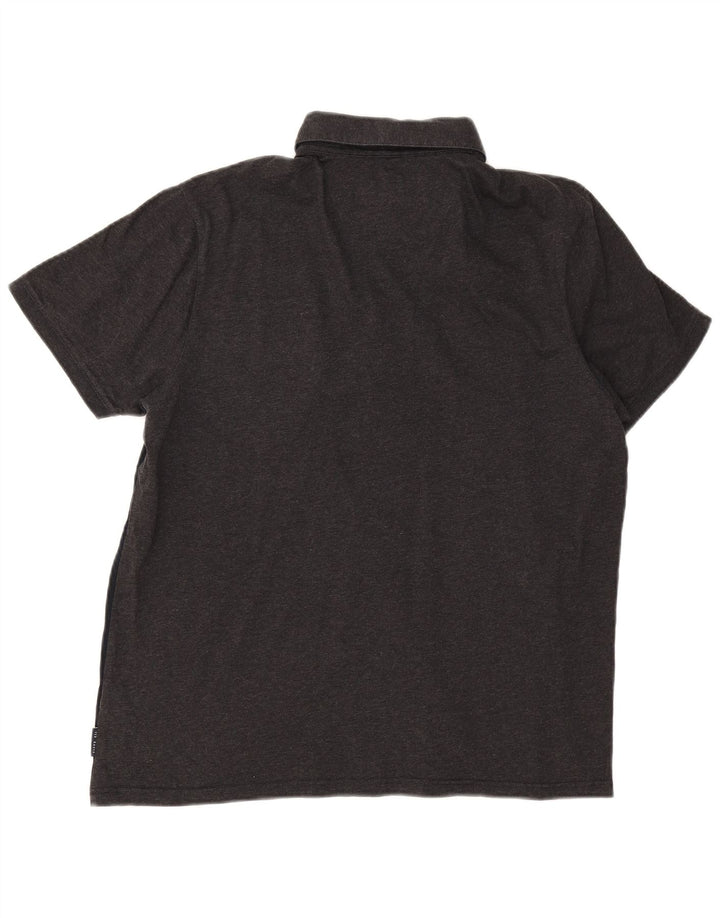 Camisa polo masculina Ted Baker tamanho 4 grande algodão colorblock azul marinho