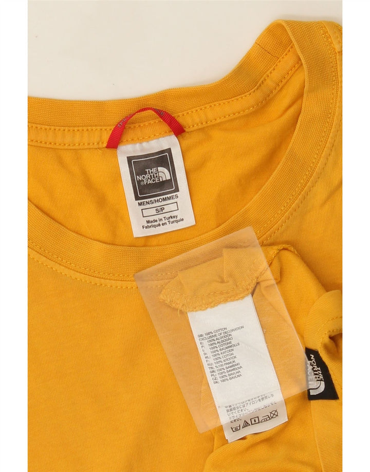 The North Face Camiseta Masculina Top Pequeno Algodão Amarelo
