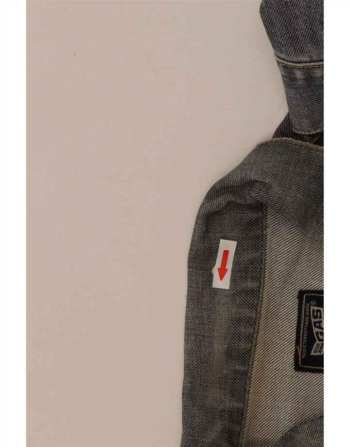 Jaqueta jeans feminina Gas UK 18 XL algodão azul