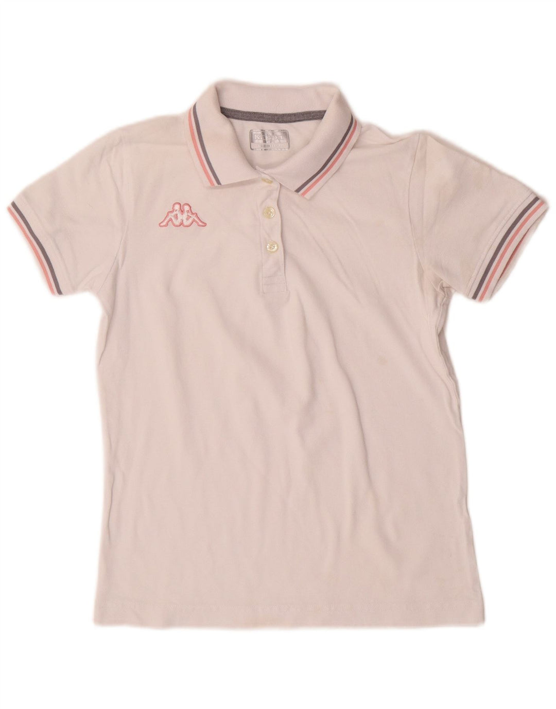 Camisa polo feminina KAPPA UK 12 médio branco