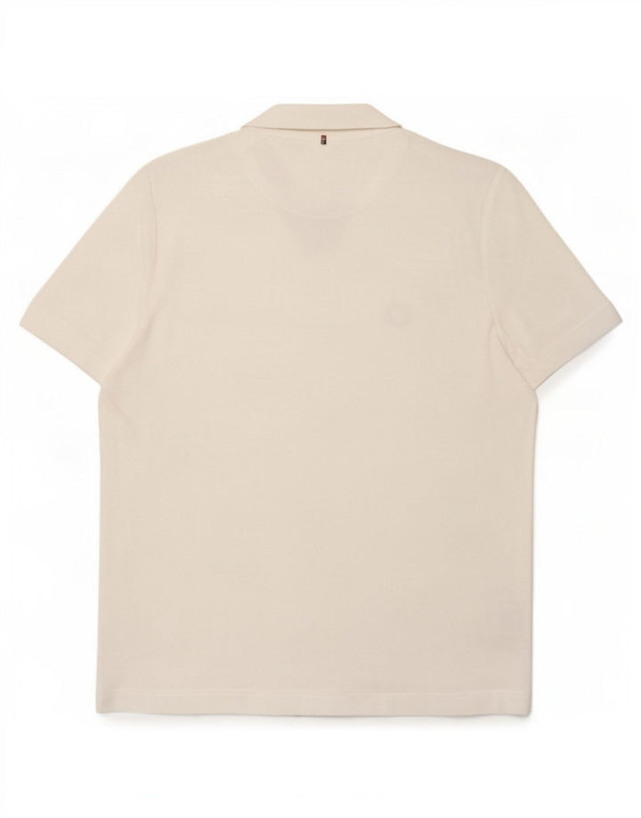 Camisa polo masculina Pretty Green XL algodão branco