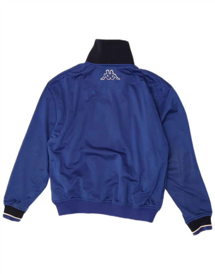 Jaqueta Kappa Boys Treino Top 12-13 Anos XL Azul Colourblock Poliéster