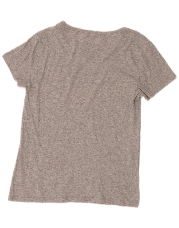 Camiseta feminina gráfica Levi's UK 10 pequena cinza manchada