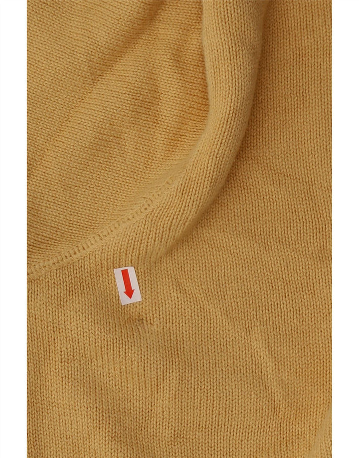 EDDIE BAUER Mens Tall Crew Neck Jumper Sweater XL Yellow Cotton Vintage Eddie Bauer and Second-Hand Eddie Bauer from Messina Hembry 