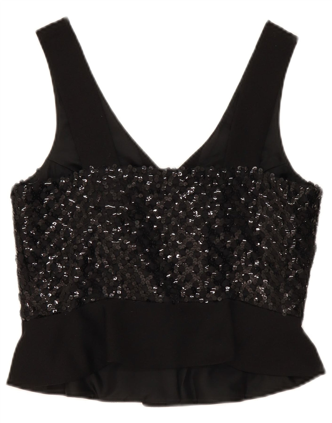 Blusa feminina Lucie Linden sem mangas IT 42 poliéster preto médio