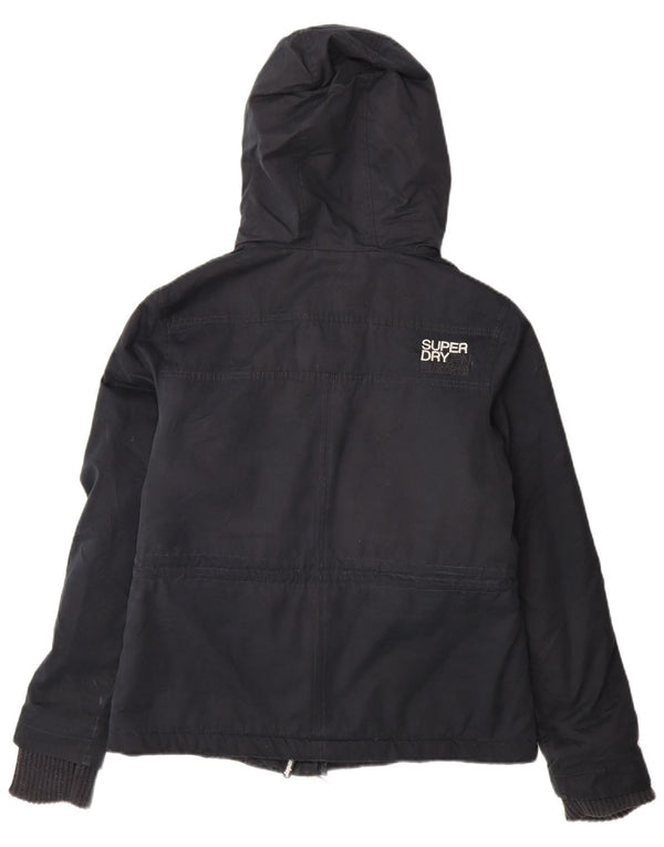 Jaqueta corta-vento feminina Superdry The windparka UK 14 grande azul marinho