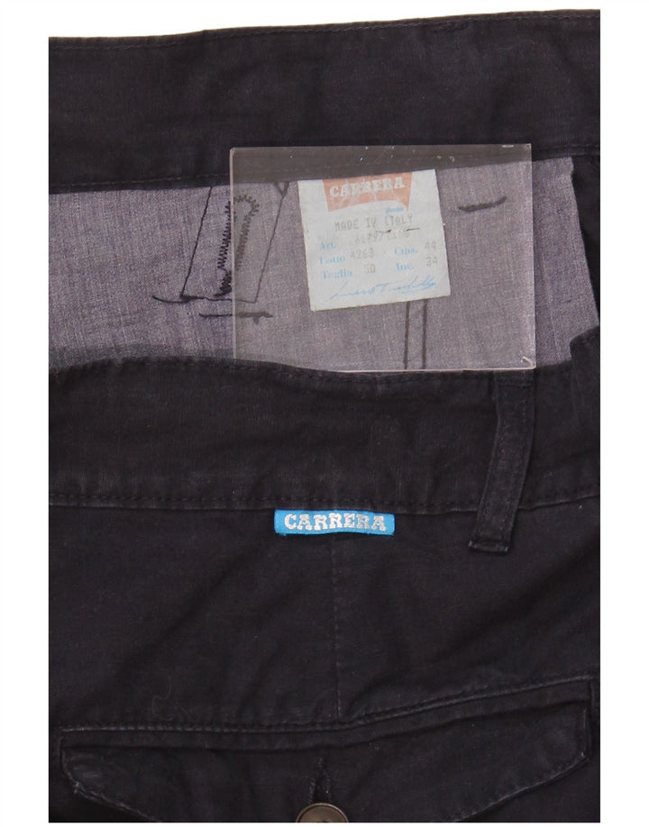 Calça Chino Masculina CARRERA W34 L32 Azul Marinho