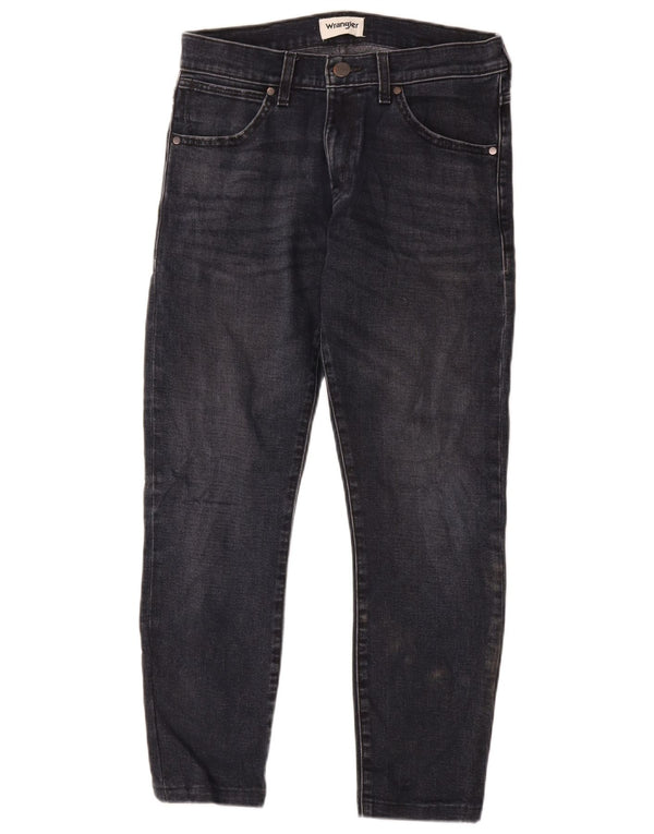 Wrangler Mens Larston Slim Jeans W29 L26 Azul Marinho Algodão