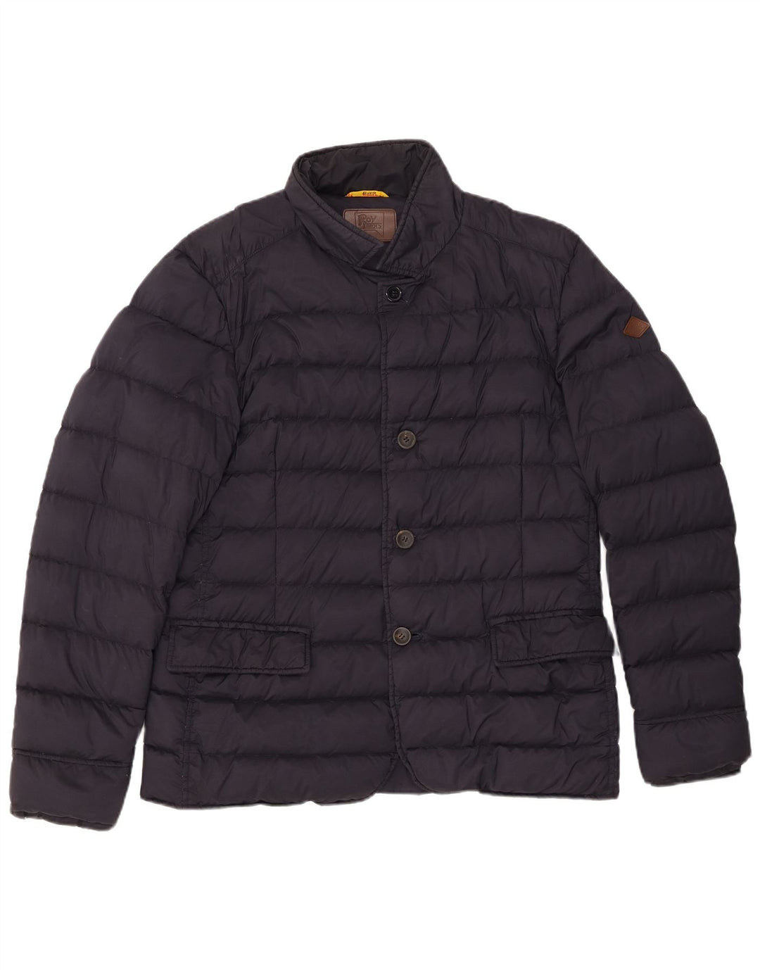 Jaqueta acolchoada masculina Roy Rogers IT 52 XL azul marinho nylon