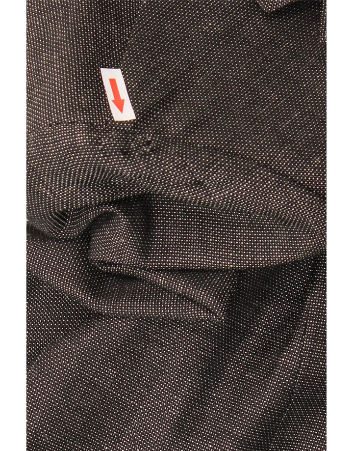 Jaqueta blazer masculina Hugo Boss com 2 botões UE 50 grande lã virgem cinza