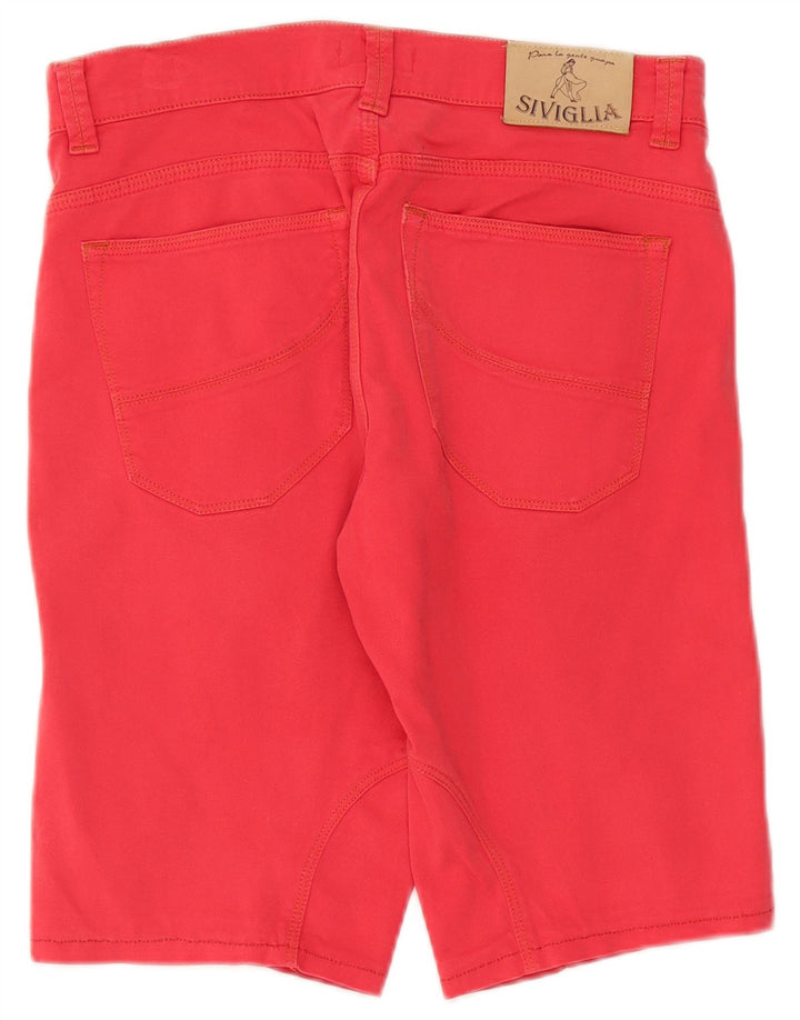 Shorts casual masculino SIVIGLIA W31 algodão vermelho médio